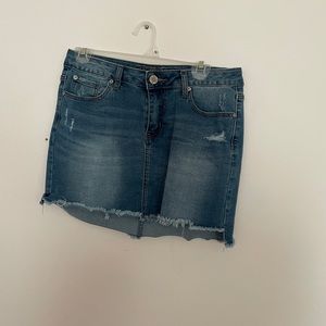 jean skirt
